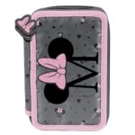 Piórnik 3-komorowy z wyposażeniem Minnie Paso