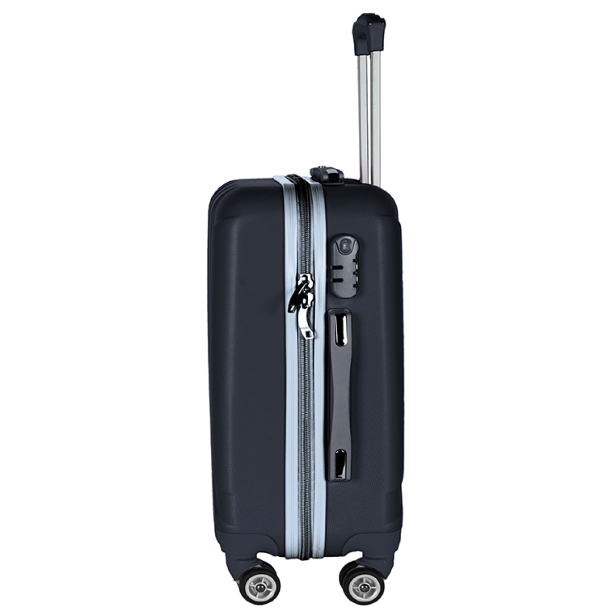 Walizka mała granatowo-błękitna Paso - obrazek 4