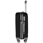 Walizka średnia czarna z szarymi elementami Paso - obrazek 4