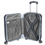 Walizka średnia granatowa z błękitnymi dodatkami Paso - obrazek 5