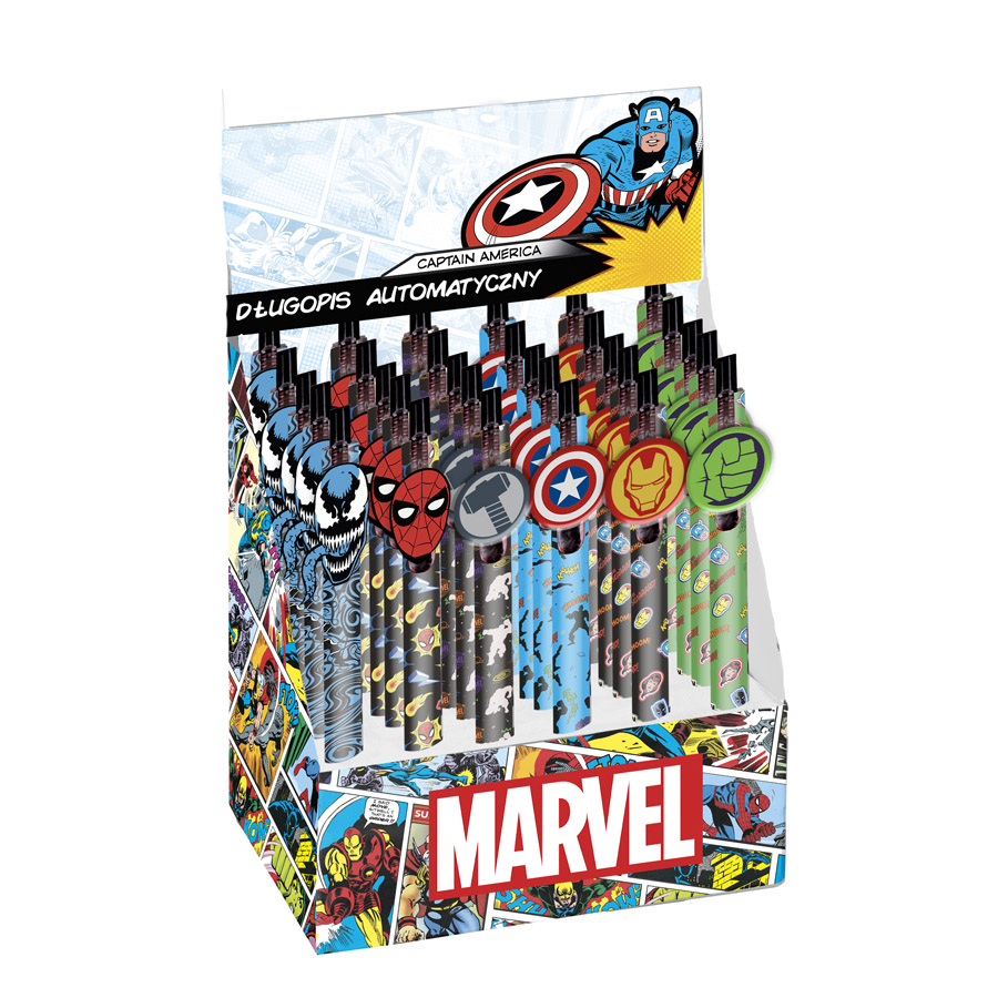 AV23DD-3535D Długopisy automatyczne Marvel - obrazek 1