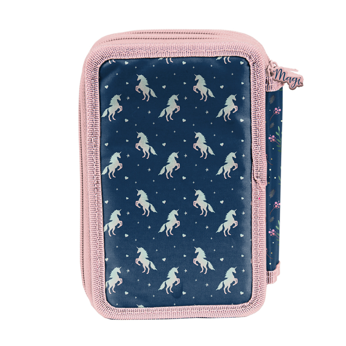 Piórnik 3-komorowy z wyposażeniem Unicorn Paso - obrazek 2