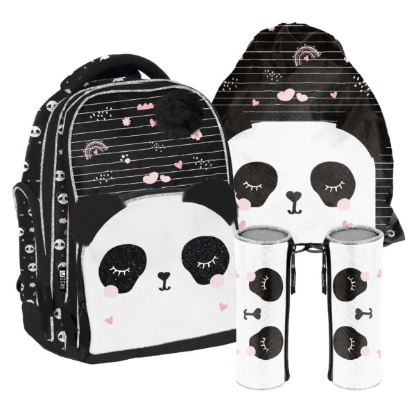 Zestaw 3-elementowy Panda Paso plecak