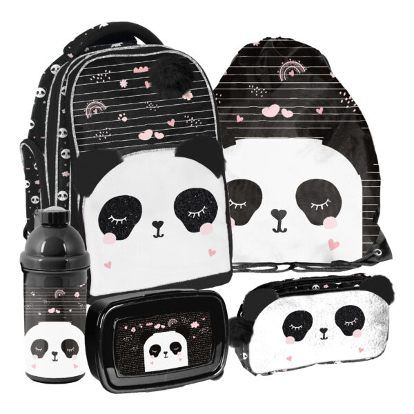 Zestaw 5-elementowy Panda Paso plecak