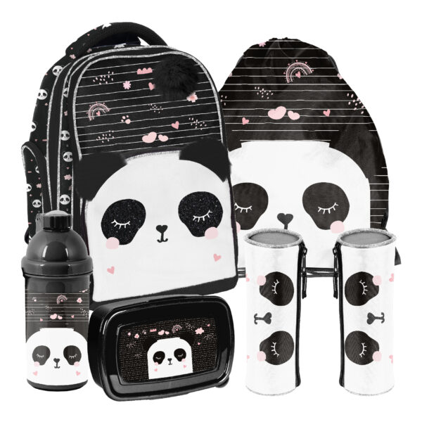 Zestaw 5-elementowy Panda Paso plecak