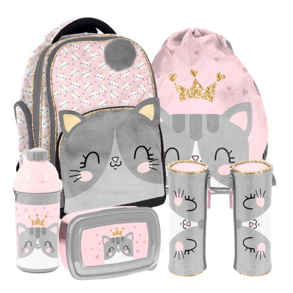 Zestaw 5-elementowy Kot Paso plecak
