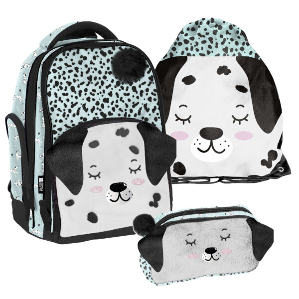 Zestaw 3-elementowy Pies Paso plecak