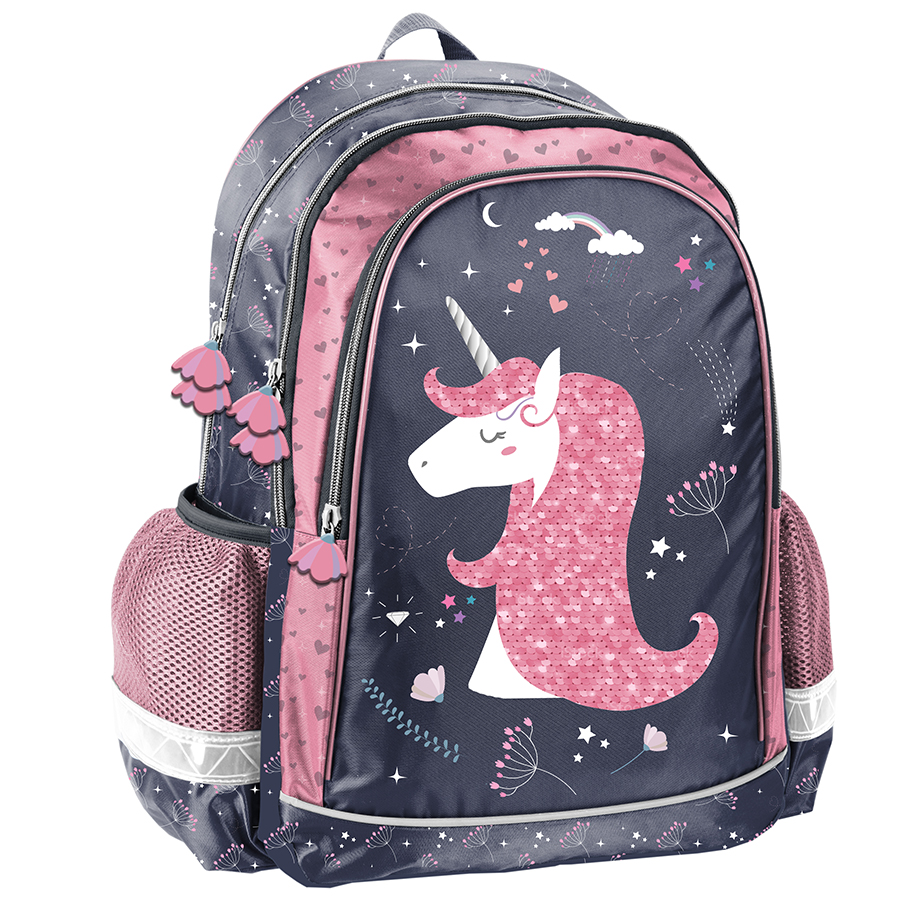 Plecak szkolny jednorożec