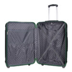 Walizka średnia czarna z zielonymi elementami Paso - obrazek 5