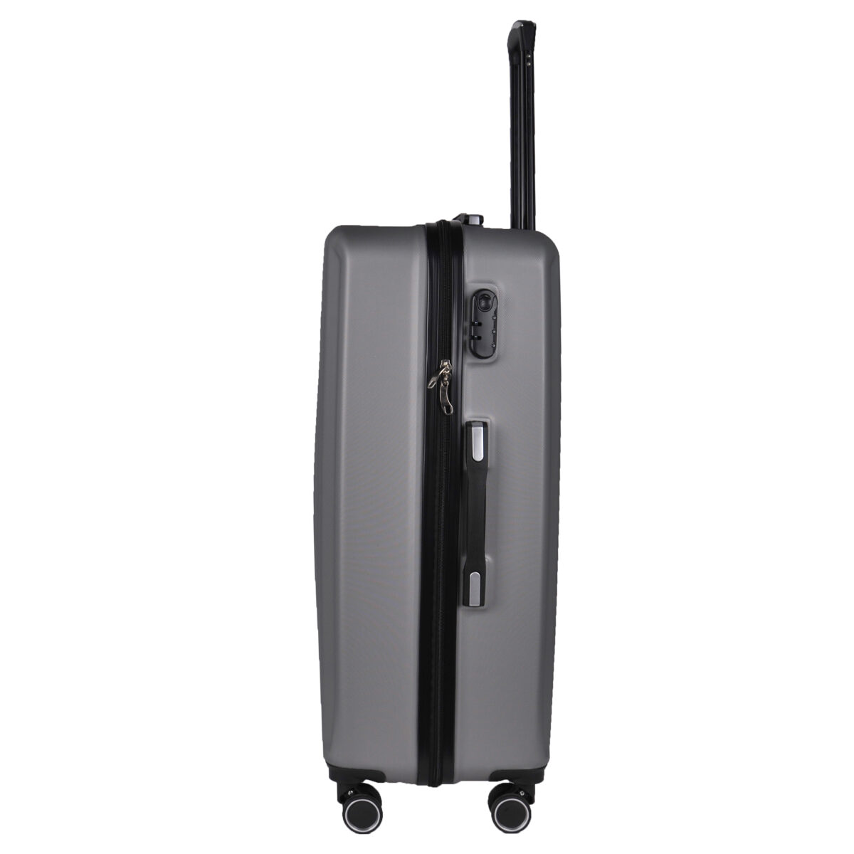 Walizka mała szara z elementami czarnymi Paso - obrazek 4