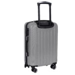 Walizka mała szara z elementami czarnymi Paso - obrazek 3