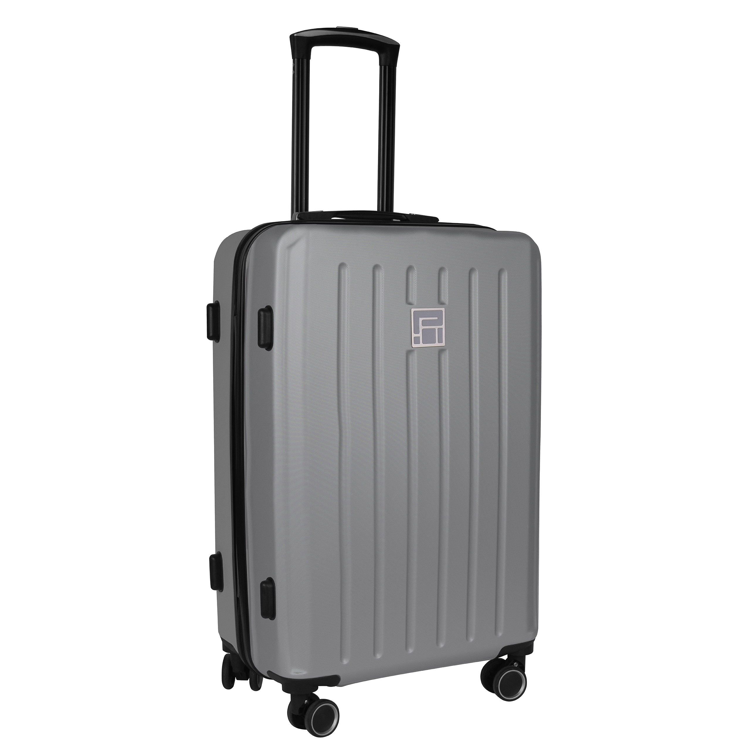 32caac162fb0fec9069a73822f412fe9.jpg Walizka średnia szara z czarnymi dodatkami Paso - obrazek 1