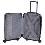 Walizka mała szara z elementami czarnymi Paso - obrazek 5