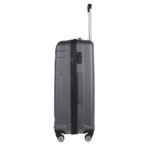 Walizka duża szara z czarnymi wstawkami Paso - obrazek 4