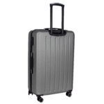 Walizka duża szara z czarnymi wstawkami Paso - obrazek 3