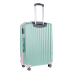 Walizka duża zielona z różowymi elementami Paso - obrazek 3