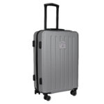 Walizka mała szara z elementami czarnymi Paso