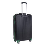 Walizka średnia czarna z zielonymi elementami Paso - obrazek 3