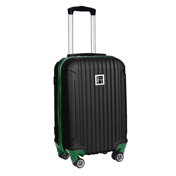 Walizka mała czarna z zielonymi elementami Paso