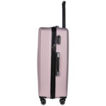 Walizka duża różowa z czarnymi dodatkami Paso - obrazek 4