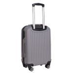 Walizka mała szara z czarnymi wstawkami Paso - obrazek 3