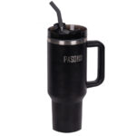 Kubek ze stali nierdzewnej Paso czarny