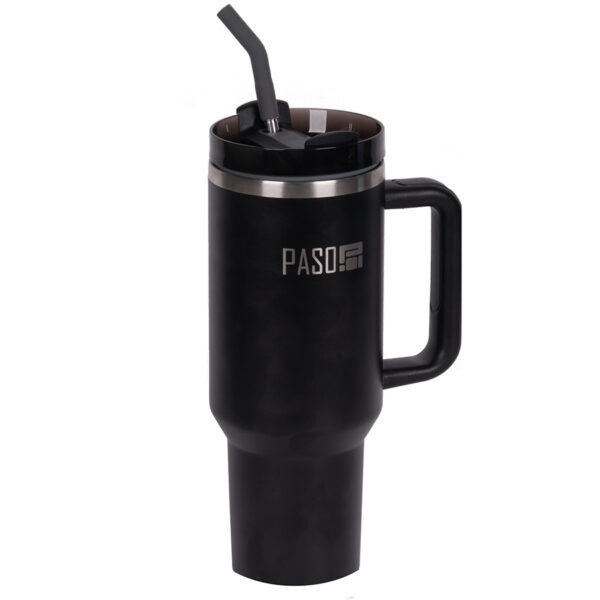 Kubek ze stali nierdzewnej Paso czarny