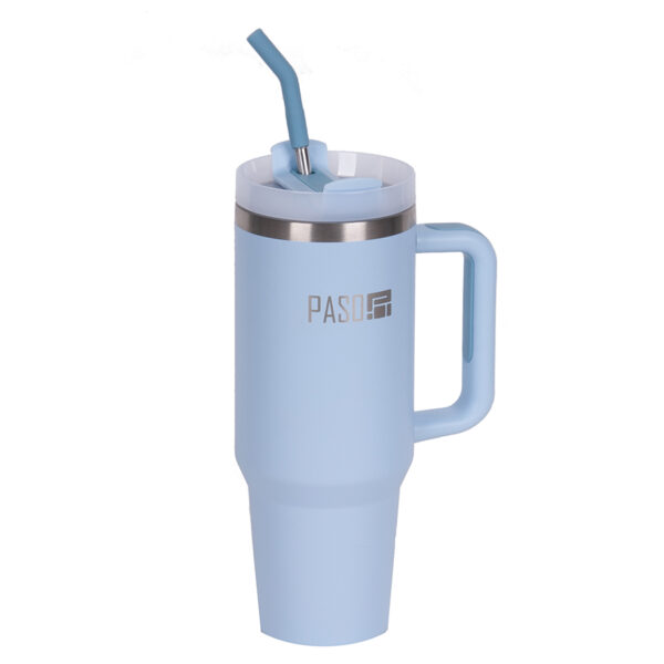 Kubek ze stali nierdzewnej Paso błękitny