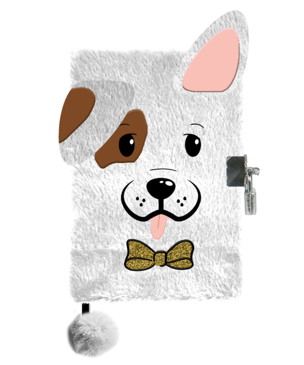 Pluszowy pamiętnik Piesek Paso A5