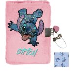 Pamiętnik pluszowy Stitch Paso A5