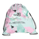 Worek na obuwie miętowy Collage pattern BeUniq