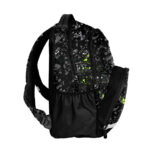 Plecak młodzieżowy czarny Graffiti pattern BeUniq - obrazek 2