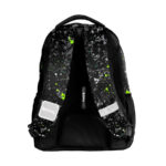 Plecak młodzieżowy czarny Graffiti pattern BeUniq - obrazek 3