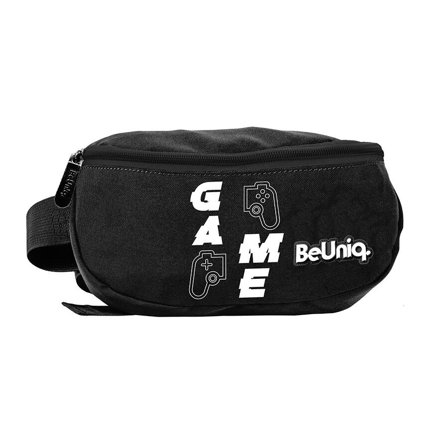 BU25GO-510_5903162137742_1 Saszetka na pas czarna GAME BeUniq - obrazek 1