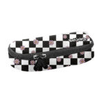 Piórnik Floral check szachownica w kwiaty BeUniq