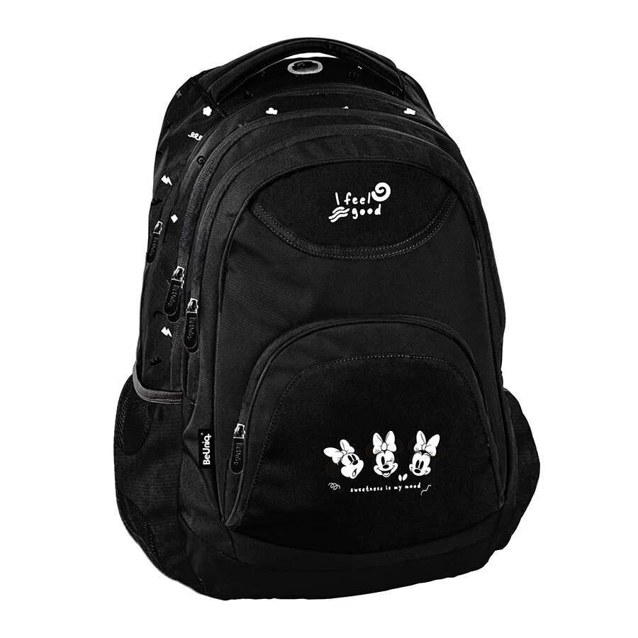 DM25MC-2708_5903162138503_1 Plecak młodzieżowy czarny Sweetness Myszka Minnie BeUniq - obrazek 1