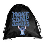 Worek na obuwie czarny Make some waves Stitch BeUniq