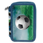 Piórnik 3-komorowy z wyposażeniem Football piłka Paso