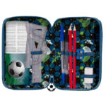 Piórnik 3-komorowy z wyposażeniem Football piłka Paso - obrazek 3