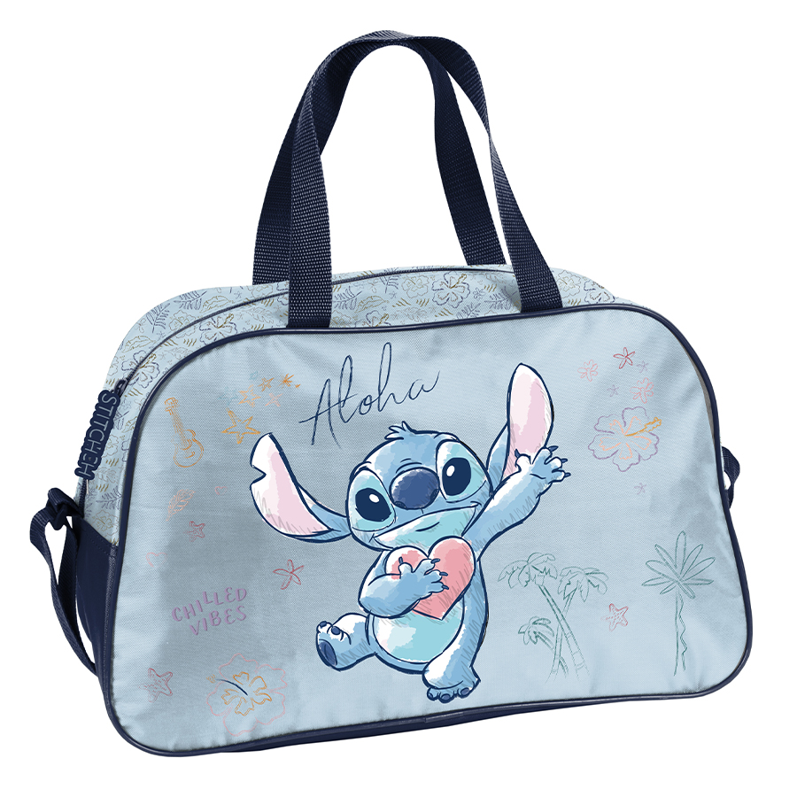 DS26UU-074_5903162145426_1 Torba sportowa Stitch - Blue Aloha Paso - obrazek 1