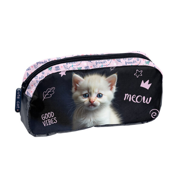 Piórnik saszetka White Kitty Paso