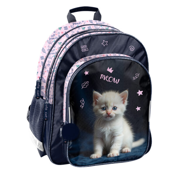 Plecak szkolny White Kitty Paso