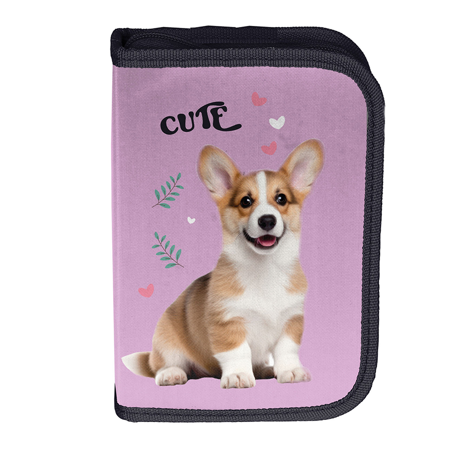 PP26CG-P001BW_5903162144931_1 Piórnik bez wyposażenia Cute Corgi Paso - obrazek 1