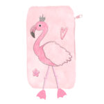 Piórnik pluszowa saszetka Flamingo Paso